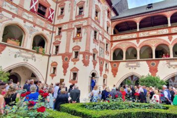 Beeindruckende Kulisse in Schloss Tratzberg